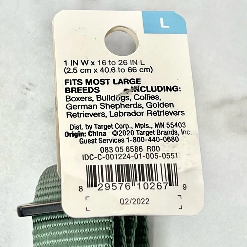 ❗️NWT❗️BOOTS & BARKLEY Slip-on Martingale Dog Collar, LARGE